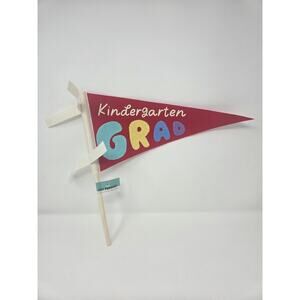 Kindergarten Grad Felt Pennant Flag